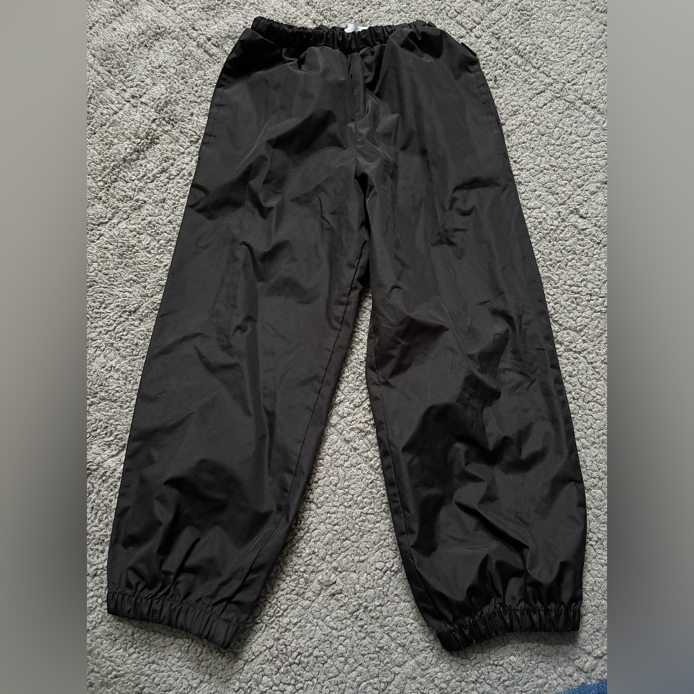 Elements Black Windbreaker Pants